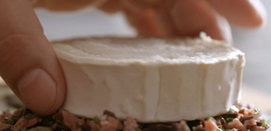 Baked Goat Cheese Wrapped in Grape Leaves 3