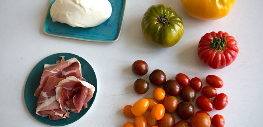 Caprese Salad with Prosciutto 1