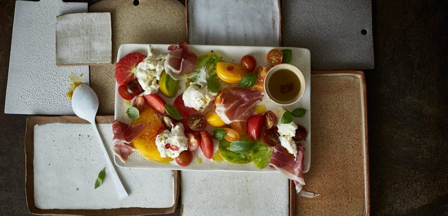 Caprese Salad with Prosciutto Hero