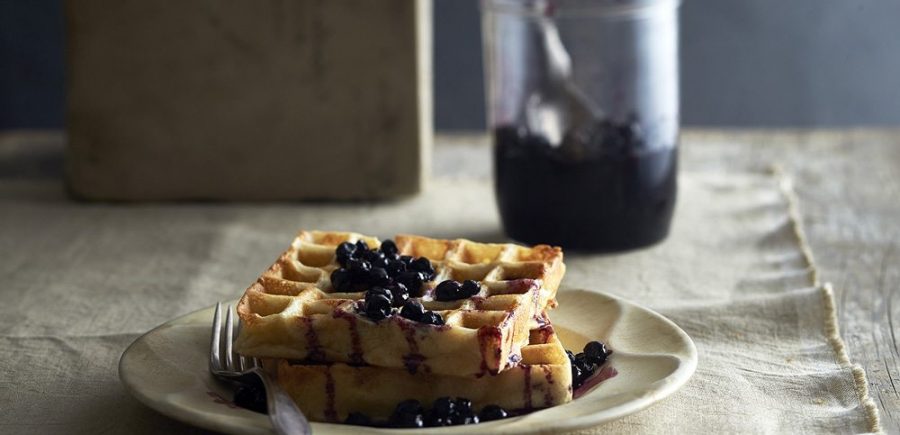 Easy Overnight Waffles HERO