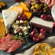 gourmet fancy charcuterie board