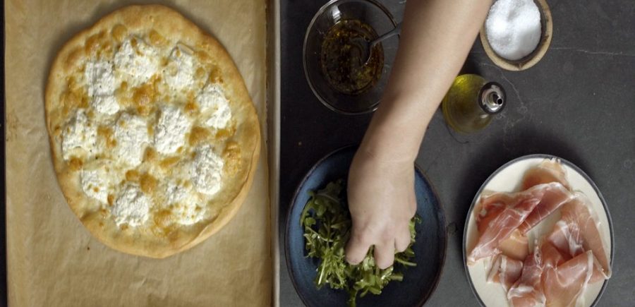 Proscuitto and Arugula Pizza 5