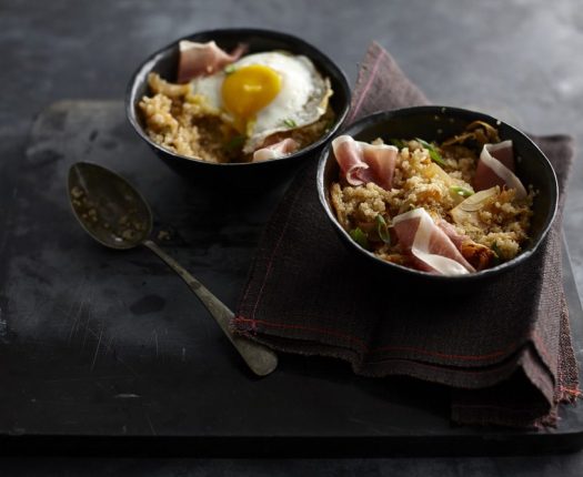 Quinoa with prosciutto HERO