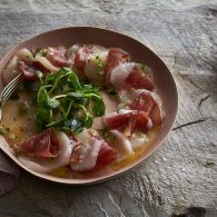 Scallop and Coppa Carpaccio Hero A