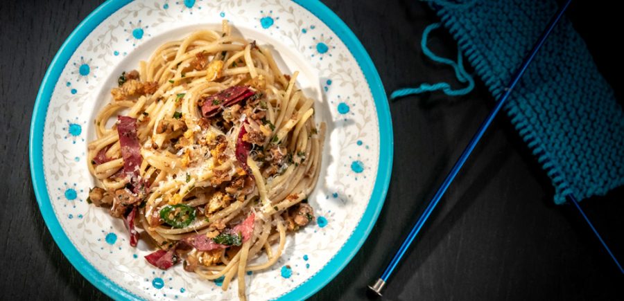 volpi foods linguine walnut sauce