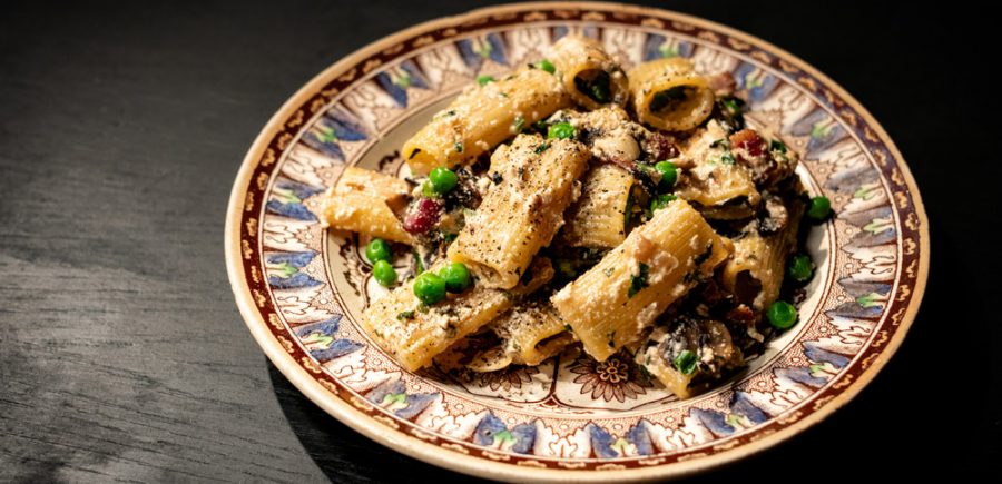 volpi foods recipes rigatoni with mushrooms and pancetta