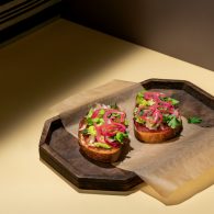 Volpi Classic Smoked Trout Bresaola Tartine