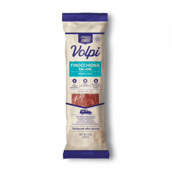Finocchiona Salame Fennel Rich Volpi Foods