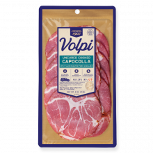 Presliced Uncured Cooked Capocolla 4oz Volpi Foods 1