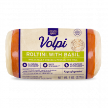 Roltini With Basil Mozzarella Cheese Prosciutto Roll Volpi Snacks Volpi Foods