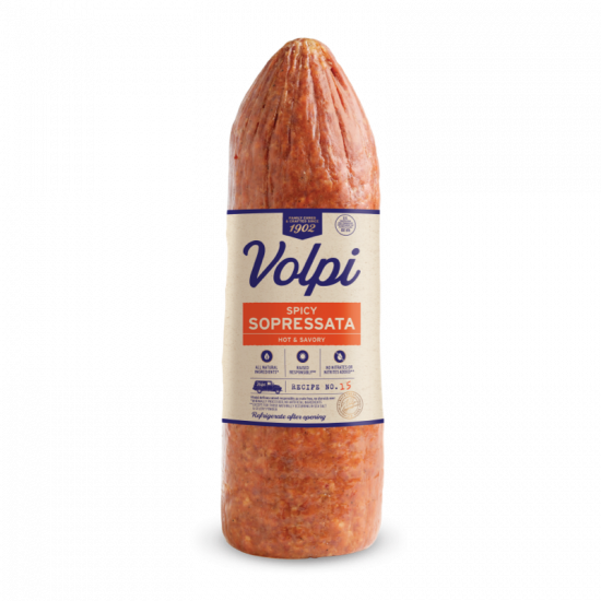 Volpi Bulk Spicy Sopresata Hot Savory Volpi Foods 1