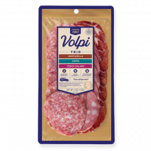 Volpi Presliced Trio 4oz Mortadella Coppa Genda Salame Volpi Foods 1